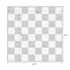 Chivari 32' x 32' Black Portable Dance Floor with Silver Edge Trim DF-32X32-BLKS-KT