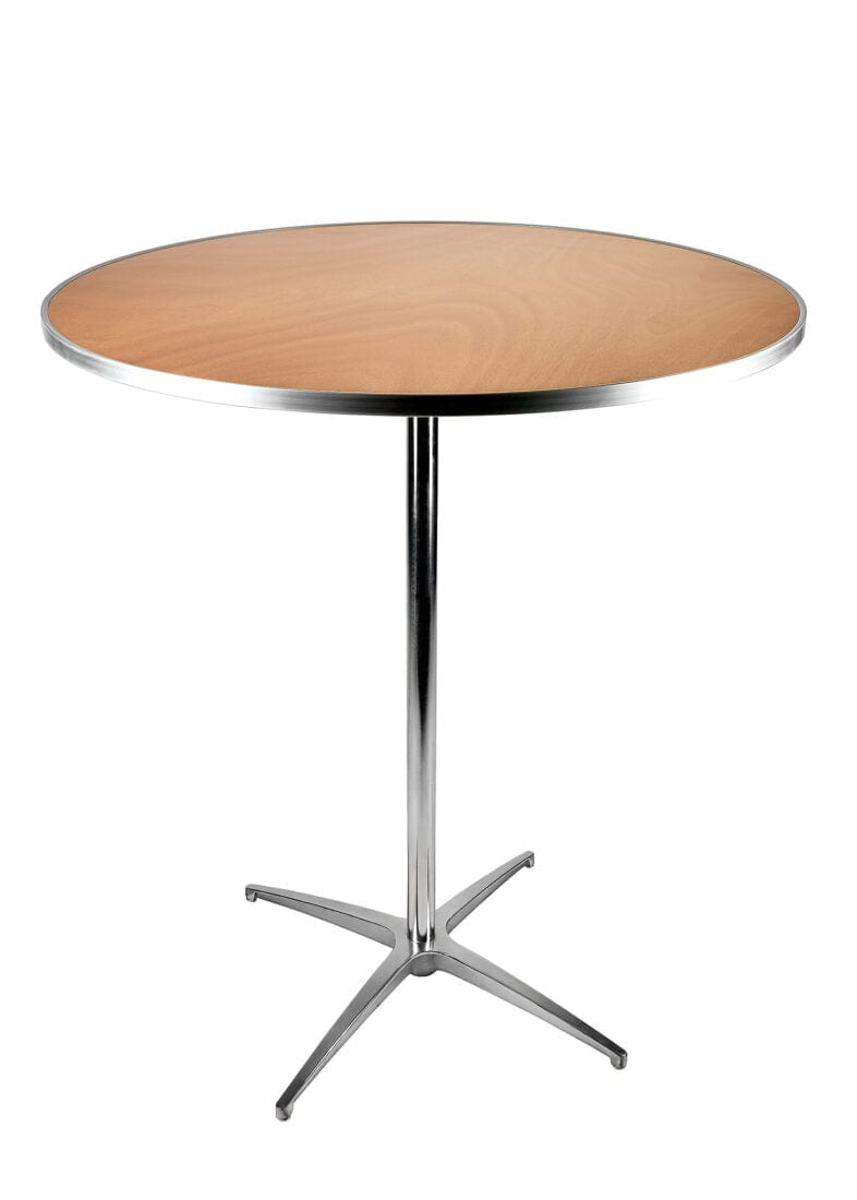 Chivari 36" Round Plywood Cocktail Table Kit TKITRD36M-AX-T