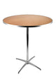 Chivari 36" Round Plywood Cocktail Table Kit TKITRD36M-AX-T