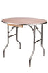 36" Round "Heavy Duty" Plywood Folding Banquet Table, Includes FREE METAL EDGE UPGRADE, $20 Value