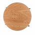 Chivari 36" (3 Foot) Round Heavy Duty Gray Plywood Folding Banquet Table TPLYRD36MG-AX-T