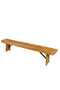 Chestnut 8 Foot (96″ x 12″) Rectangle Farmhouse Table Bench TFARM-BENCH-9612-CHESTNUT-AX-T