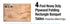 Chivari 48" x 30" (4 Foot) Rectangle Heavy Duty Plywood Folding Table TPLYRT4830M-AX-T