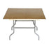 48" Square "Heavy Duty" Plywood Banquet Table, Metal Edge