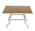 Chivari 48" x 48" (4 Foot) Square Heavy Duty Plywood Folding Table TPLYSQ48M-AX-T