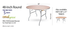 48 Inch Round Plywood Banquet Table TPLYRD48M-AX-T