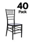 Chivari 40 Chair Pack Black ToughResin™ Chiavari Chair CCRB-MONO-AX-T-40