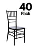 Chivari 40 Chair Pack Black ToughResin™ Chiavari Chair CCRB-MONO-AX-T-40
