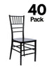40 Chair Pack Black ToughResin™ Chiavari Chair