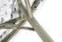 Chivari 72" (6 Foot) White Plastic Round Table Steel Skeleton™ TPLSRD72-LF-T