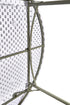 Chivari 72" (6 Foot) White Plastic Round Table Steel Skeleton™ TPLSRD72-LF-T