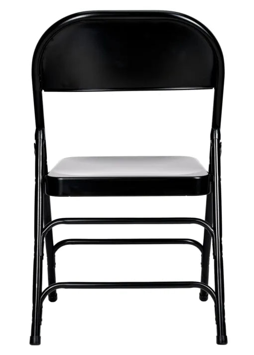 Black Metal Folding Chair (Per Chair Price Shown - Sold only in Quantities of 4)