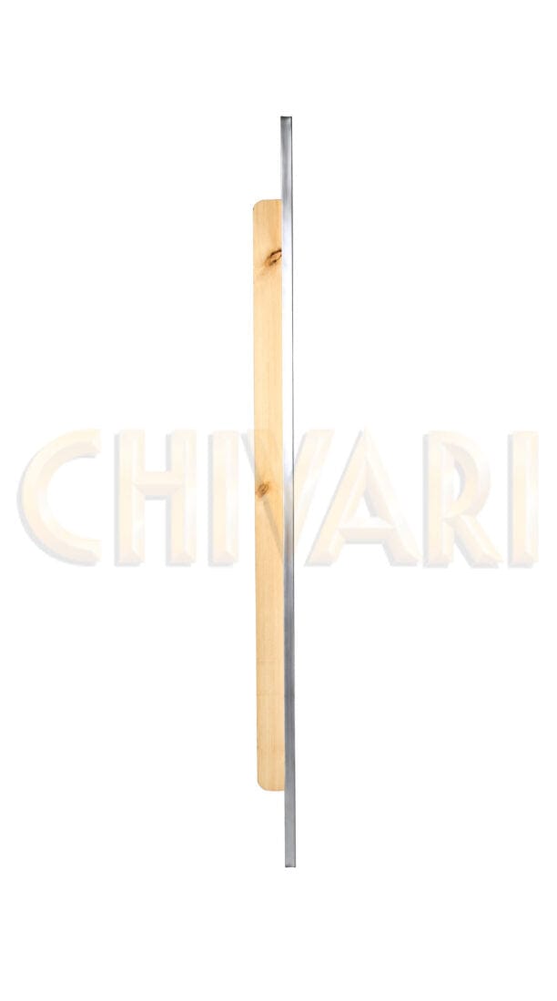 Chivari 60" (5 Foot) Half Round Heavy Duty Plywood Folding Banquet Table TPLYHRD60M-AX-T