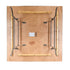 Chivari 60" x 60" (5 Foot) Square Heavy Duty Gray Plywood Folding Table TPLYSQ60MG-AX-T