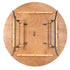 Chivari 66" (5.5 Foot) Gray Round Heavy Duty Plywood Folding Banquet Table TPLYRD66MG-AX-T