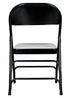 Black Metal Folding Chair (Per Chair Price Shown - Sold only in Quantities of 4)