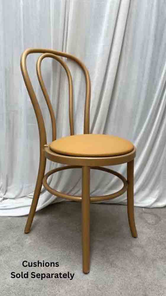 Chivari Butterscotch Gold Resin Bentwood Festive Chair CBFRG-ZG-T