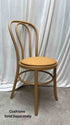 Chivari Butterscotch Gold Resin Bentwood Festive Chair CBFRG-ZG-T