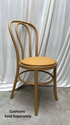 Butterscotch Gold Resin Bentwood Festive Chair