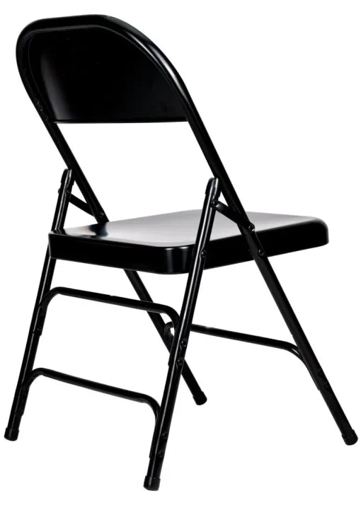 Black Metal Folding Chair (Per Chair Price Shown - Sold only in Quantities of 4)