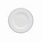 Zwiesel Fortessa Fortessa Amanda White Embossed w/ Blue Band Dinner Plate 10.75" (27cm - Case of 24 - 7004.FFD.10 ZFG-7004.FFD.10