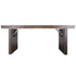 72" x 30" Fruitwood  Farm Table Conversion Kit for Banquet Tables