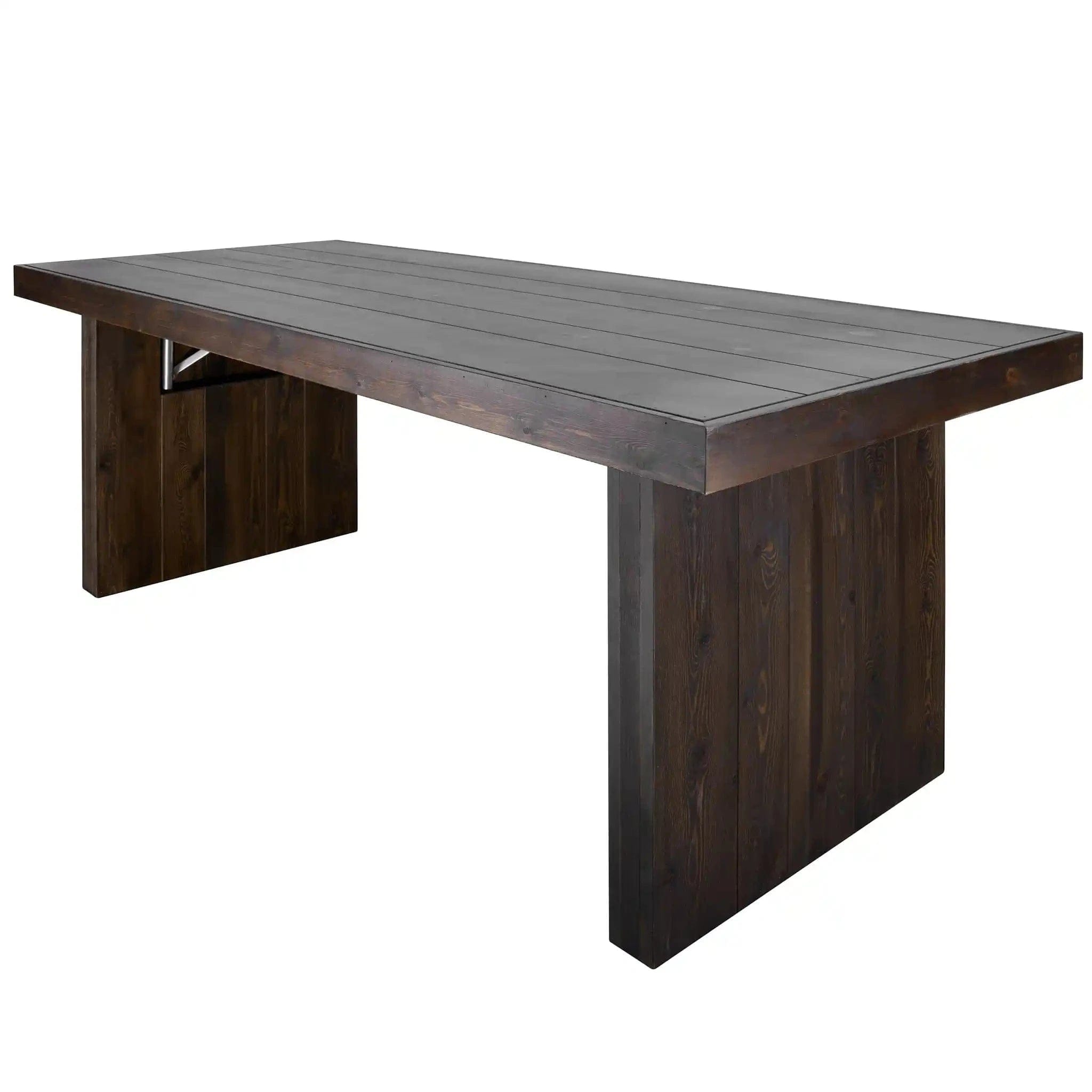 Chivari 72" x 30" Fruitwood  Farm Table Conversion Kit for Banquet Tables TFARMCKT7230-FTW-AX-T