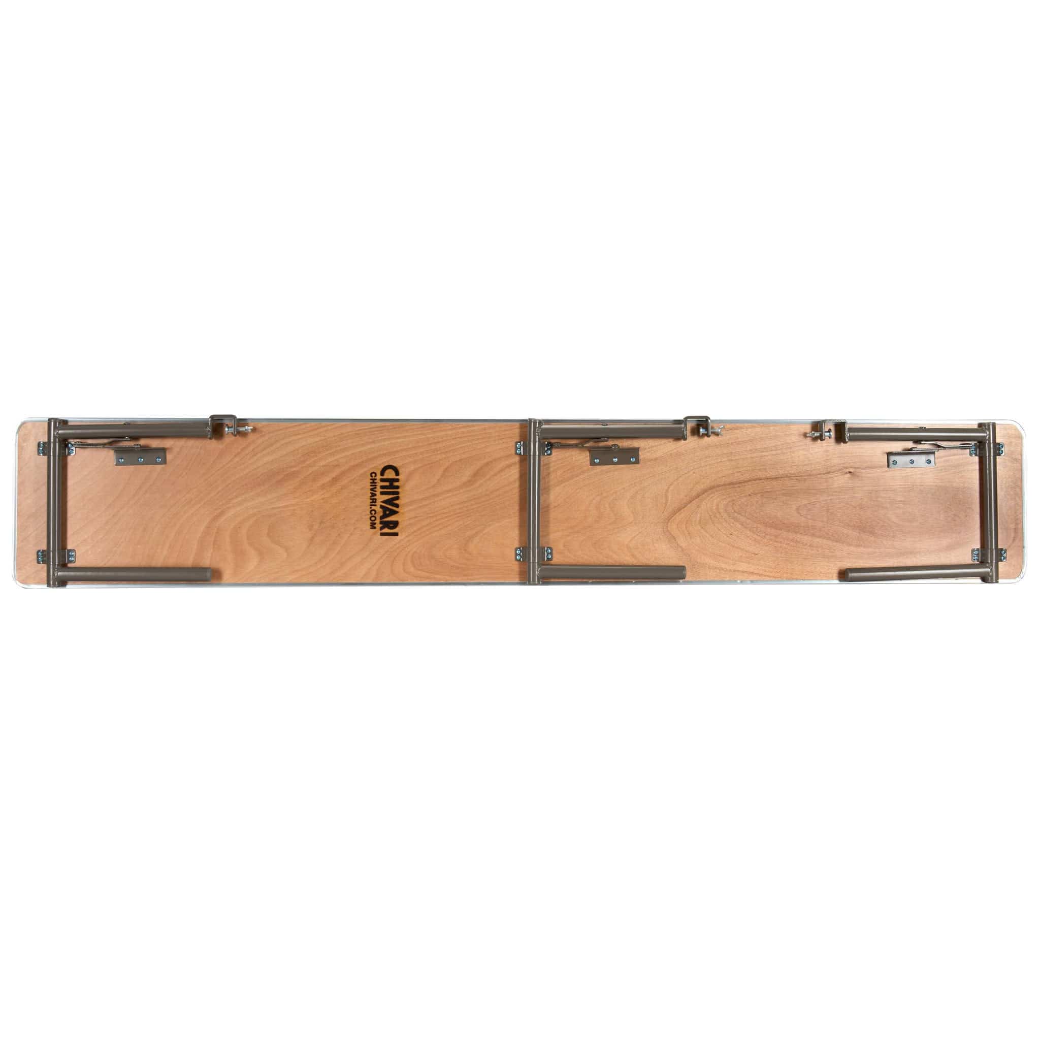 Chivari 6 Foot (72"x 12") Rectangle Plywood Gray Bar Top Buffet Riser BARPLYRT72MG-AX-T