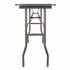 Chivari 72" x 18" (6 Foot) Rectangle Heavy Duty Plywood Folding Table with Steel Skeleton TPLYRT7218M-ST-AX