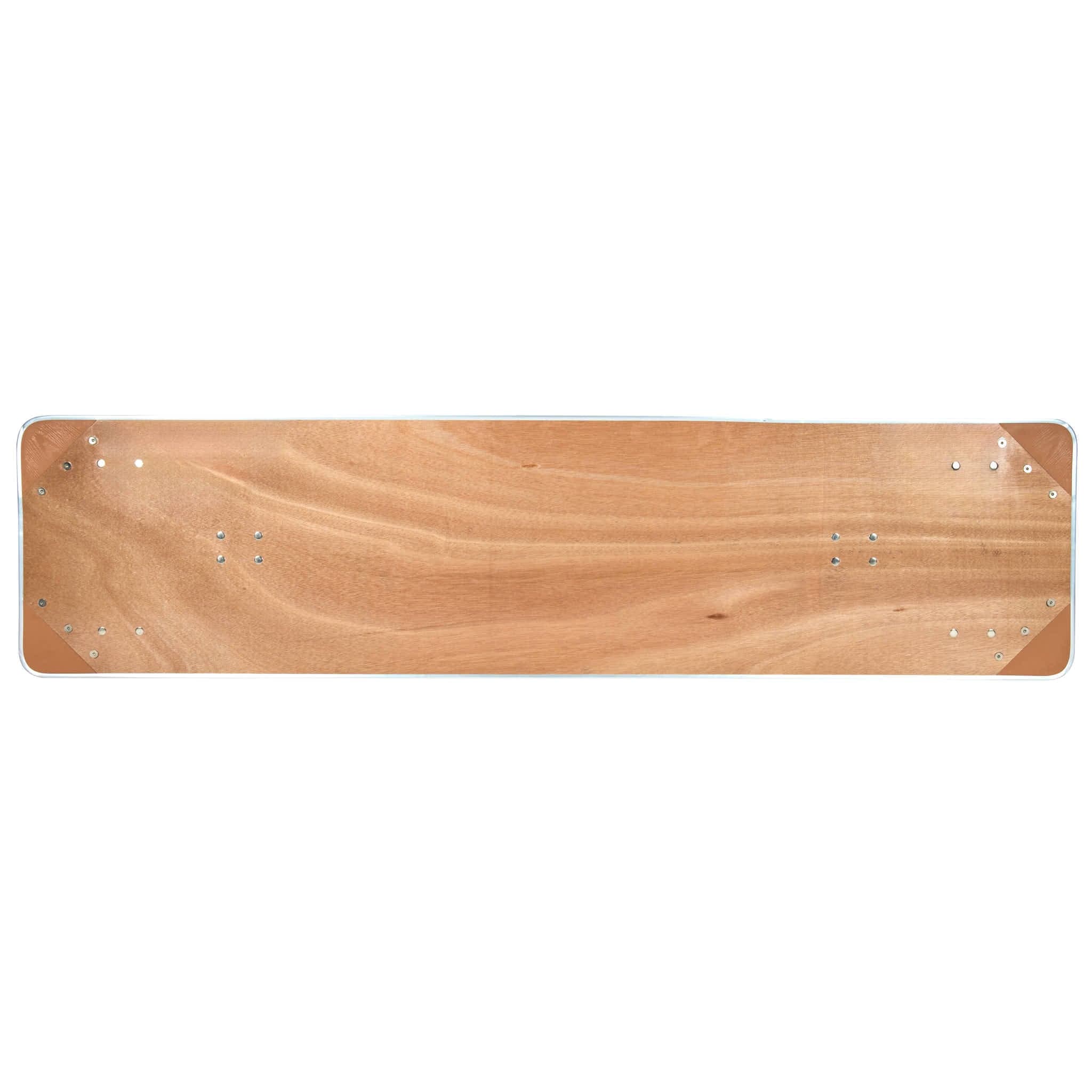 Chivari 72" x 18" (6 Foot) Rectangle Heavy Duty Plywood Folding Table with Steel Skeleton TPLYRT7218M-ST-AX