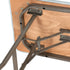 Chivari 72" x 18" (6 Foot) Rectangle Heavy Duty Plywood Folding Table with Steel Skeleton TPLYRT7218M-ST-AX