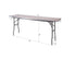 Chivari 72" x 18" (6 Foot) Rectangle Heavy Duty Plywood Folding Table with Steel Skeleton TPLYRT7218M-ST-AX