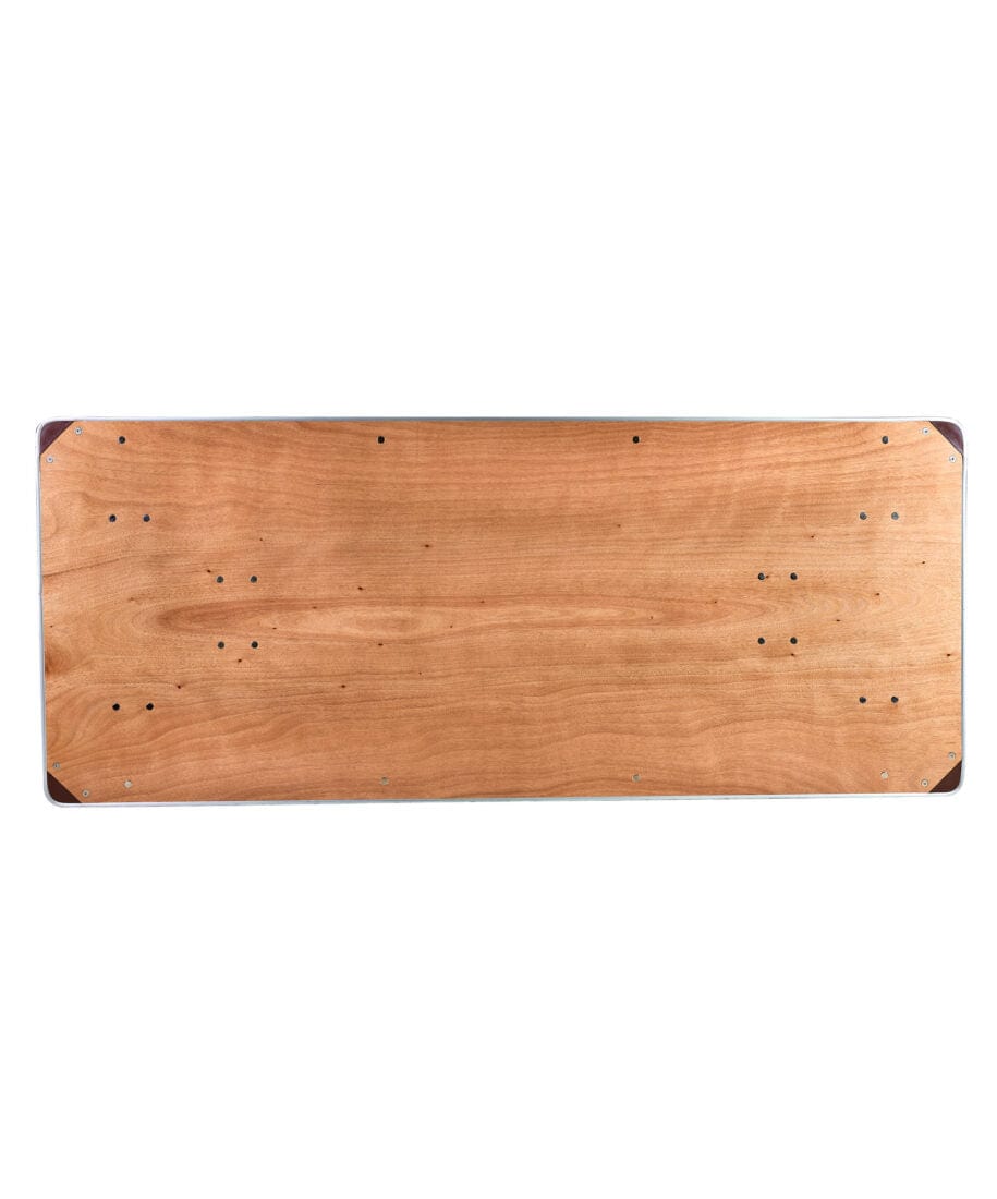 Chivari 72" x 30" (6 Foot) Rectangle CornerMax Plywood Folding Table TPLYRT7230M-MAX-AX-T
