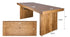 Chivari 72" x 30" Chestnut Farm Table Conversion Kit for Banquet Tables TFARMCKT7230-CHT-AX-T