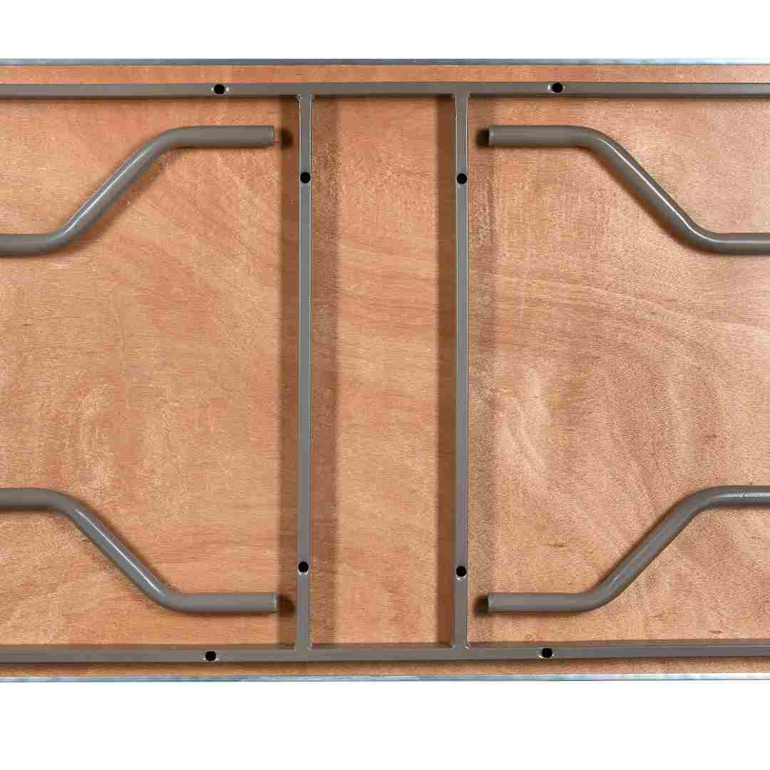 Chivari 72" x 30" (6 Foot) Rectangle Heavy Duty Plywood Folding Table with Steel Skeleton TPLYRT7230M-ST-AX