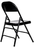 Black Metal Folding Chair (Per Chair Price Shown - Sold only in Quantities of 4)