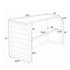 Chivari 7' Black Portable Folding Bar with HPL Top and Durable Rubber Edge BAR-FOLD-84KT-BLK-AX-T