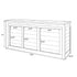 7' Fruitwood Portable Folding Bar with Reversible Front