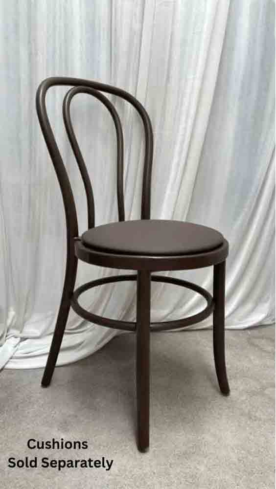 Chivari Chocolate Brown Resin Bentwood Festive Chair CBFRBR-ZG-T