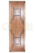 Chivari 96" x 30" (8 Foot) Rectangle CornerMax Plywood Folding Table TPLYRT9630M-MAX-AX-T