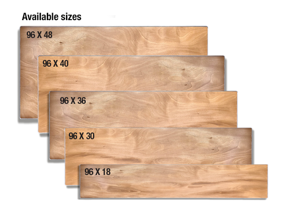 96" x 48" (8 Foot) Rectangle Plywood Folding Table