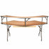 7 Foot (84"x 12") Gray Serpentine Plywood Bar Top Buffet Riser