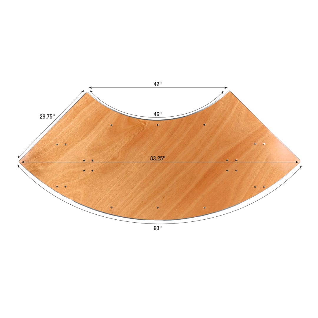 Chivari 84" x 30" (7 Foot) Gray Serpentine Heavy Duty Plywood Folding Table TPLYSRP84MG-AX-T