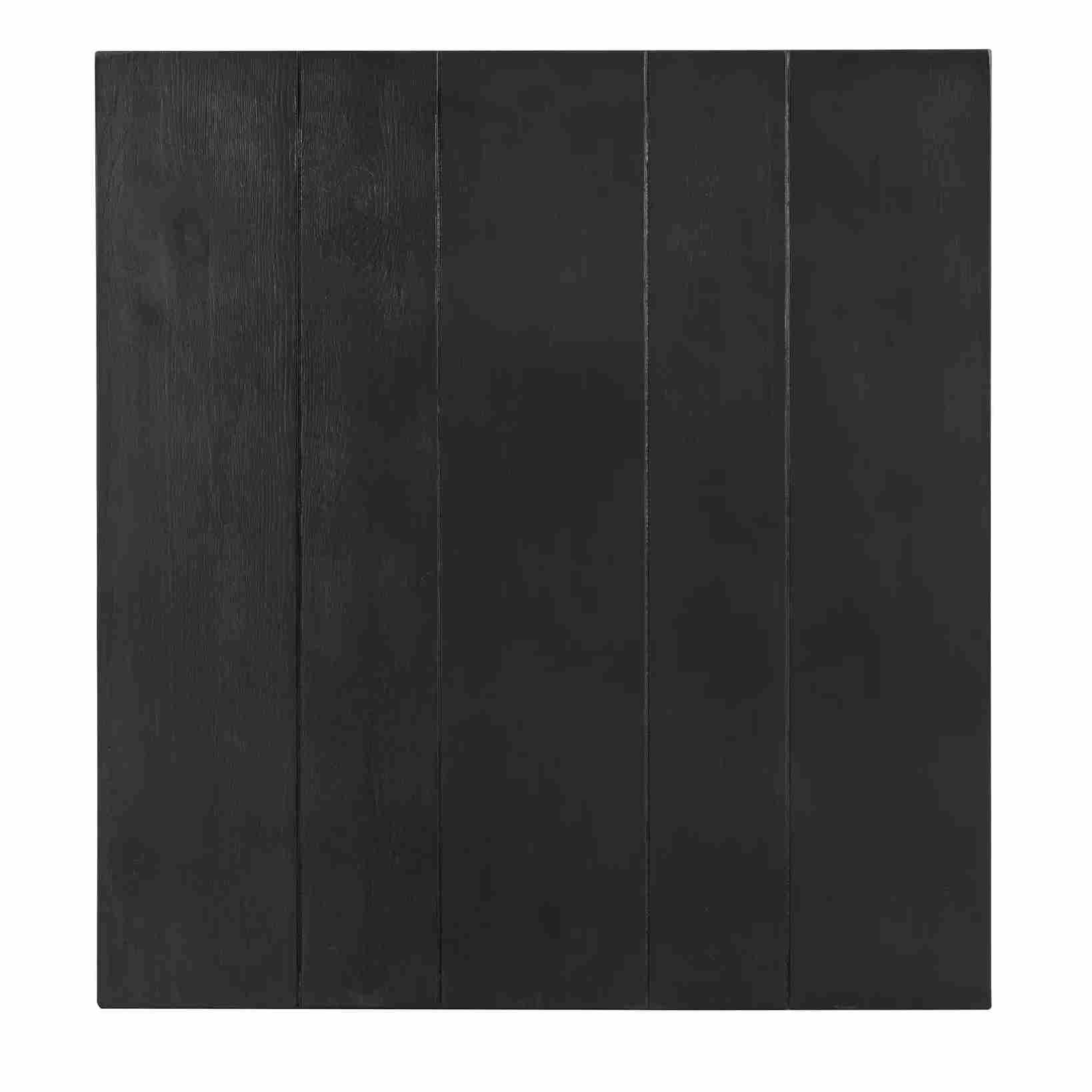 Chivari 96" x 30" Black Farm Table Conversion Kit for Banquet Tables TFARMCKT9630-BLK-AX-T