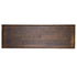 Chivari 96" x 30" Fruitwood Farm Table Conversion Kit for Banquet Tables TFARMCKT9630-FTW-AX-T