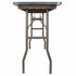 Chivari 96" x 18" (8 Foot) Rectangle Heavy Duty Plywood Folding Table with Steel Skeleton TPLYRT9618M-ST-AX
