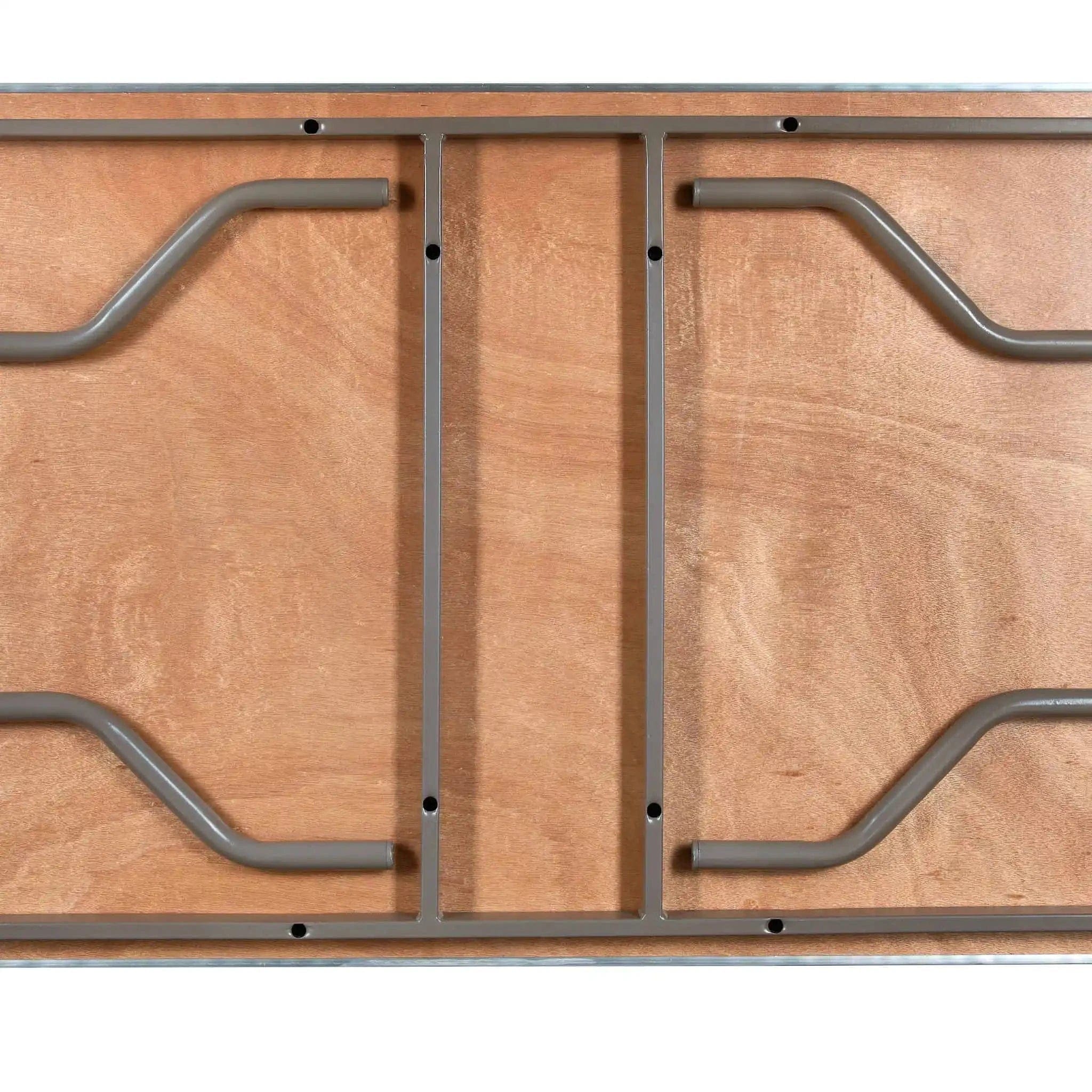 Chivari 96" x 30" (8 Foot) Rectangle Plywood Folding Table with Steel Skeleton™ TPLYRT9630M-ST-AX