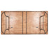 96" x 48" (8 Foot) Rectangle Plywood Folding Table with Steel Skeleton