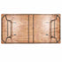 Chivari 96" x 48" (8 Foot) Rectangle Plywood Folding Table with Steel Skeleton TPLYRT9648M-ST-AX
