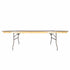 Chivari 96" x 48" (8 Foot) Rectangle Heavy Duty Plywood Folding Table TPLYRT9648VG-AX-T